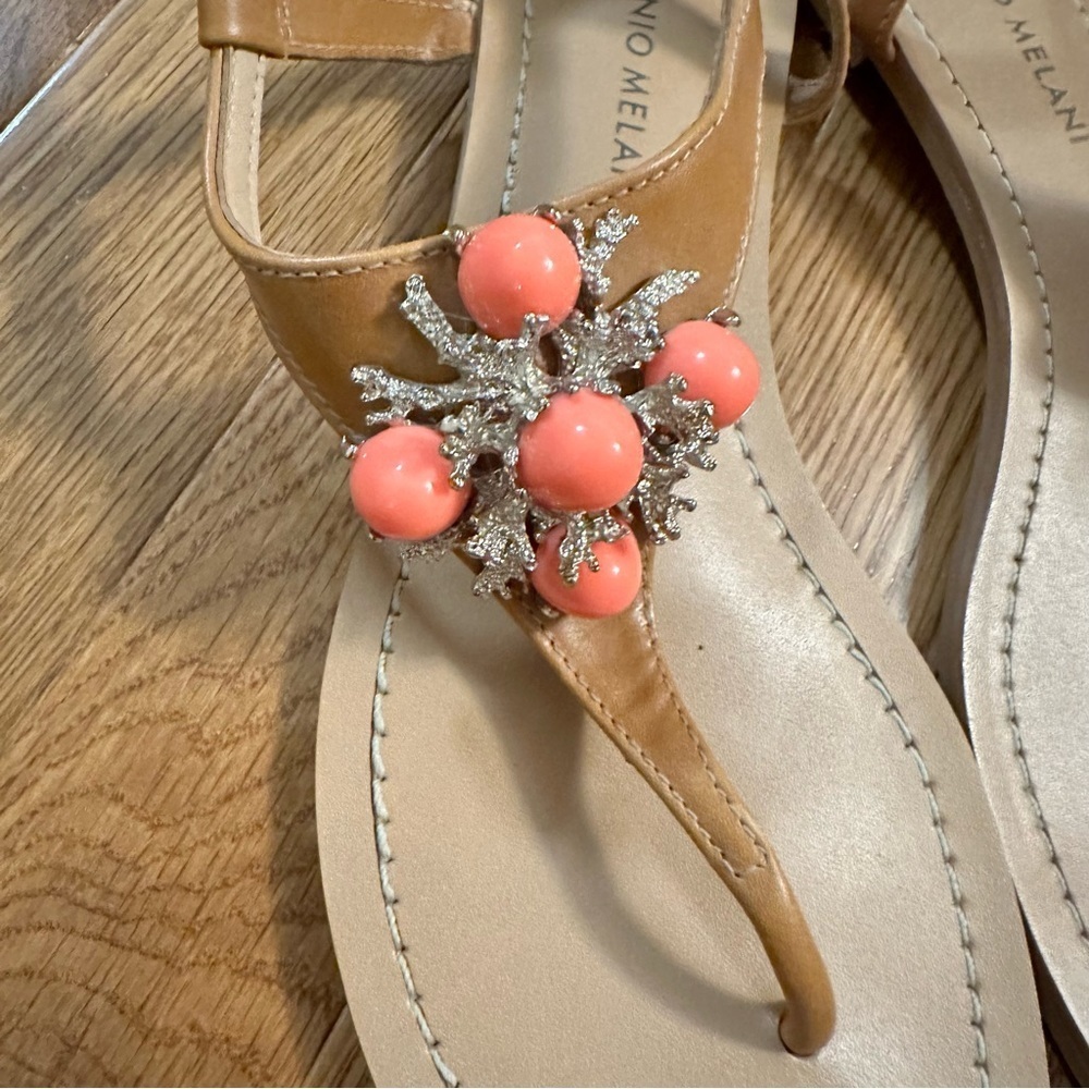 Antonio Melani Women’s Thong Sandals Sz 8M - Picture 4 of 6